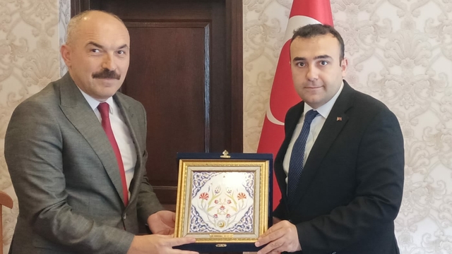 Sinop Orman Bölge Müdürü Kelelioğlu'ndan Kaymakam Doğancı'ya ziyaret