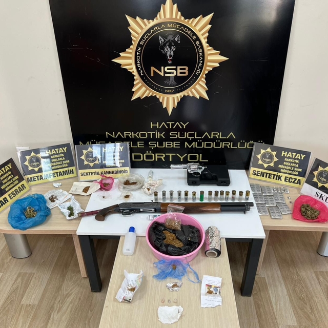 Hatay'da uyuşturucu operasyonunda 8 şüpheli yakalandı