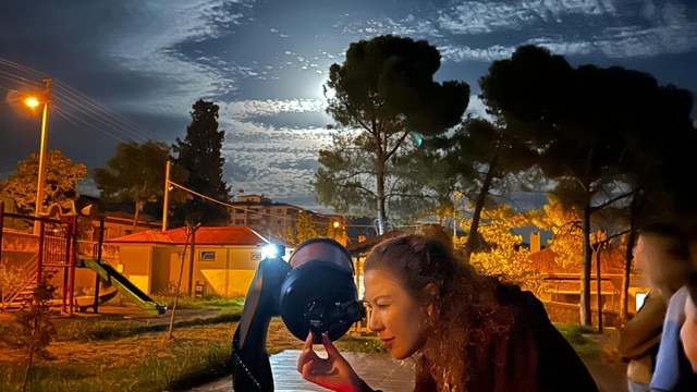Kargı'da süper dolunay gözlem etkinliği düzenlendi