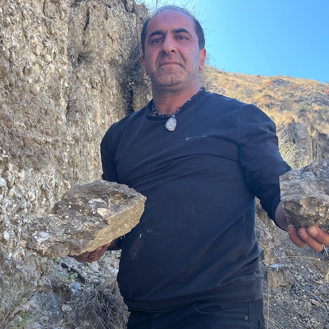 Erzurum'da 200 milyon yıllık deniz fosilleri bulundu