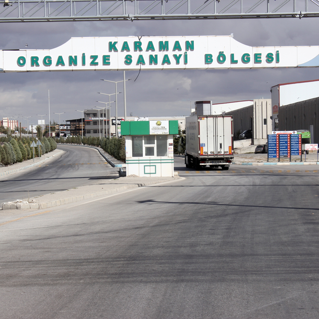 Karaman'da OSB'nin, şebeke hattından kaçak su kullanıldığı iddiasıyla suç d...