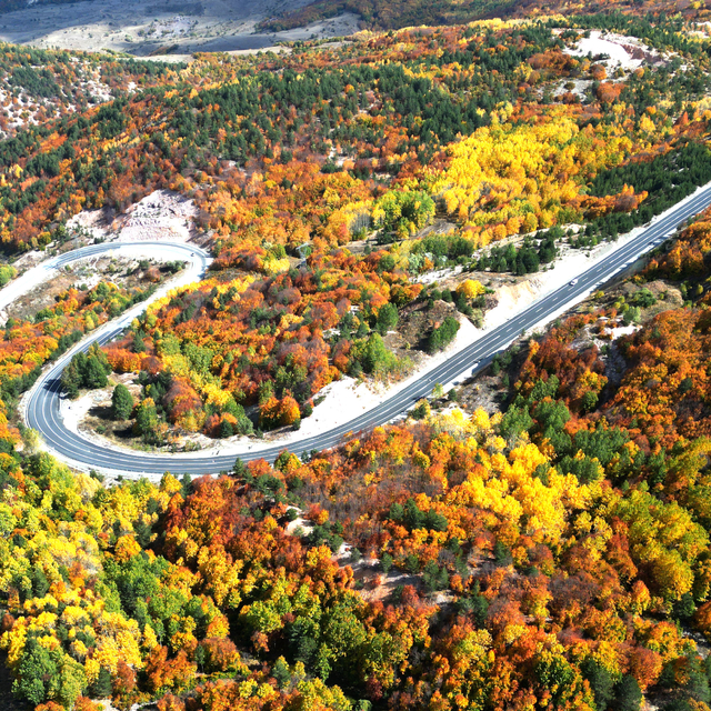 Geminbeli Geçidi'nde sonbahar renkleri