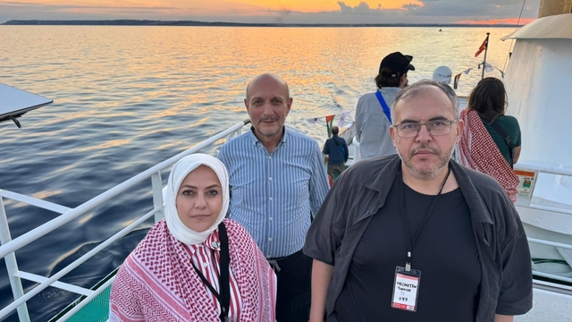 İsrail askerleri tarafından alıkonulan Saadet Partili Atmaca'nın ailesi DHA'ya konuştu