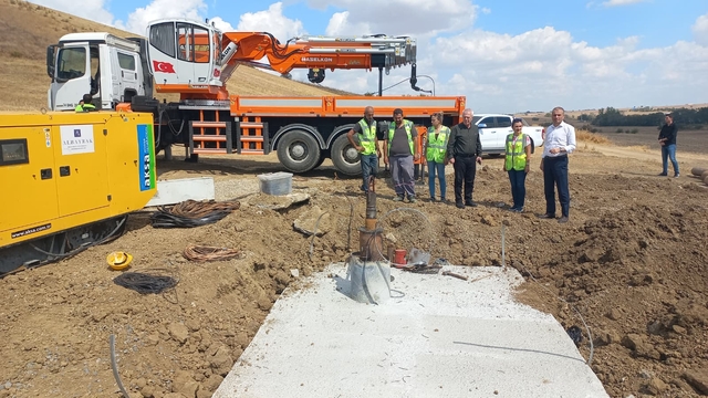 Tekirdağ'da kuraklığa karşı 14 yeni su kuyusu açıldı