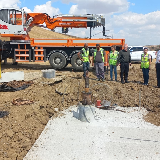 Tekirdağ'da kuraklığa karşı 14 yeni su kuyusu açıldı