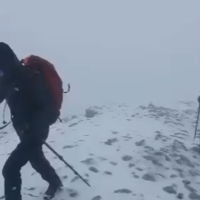 Uludağ'ın zirvesi beyaza büründü