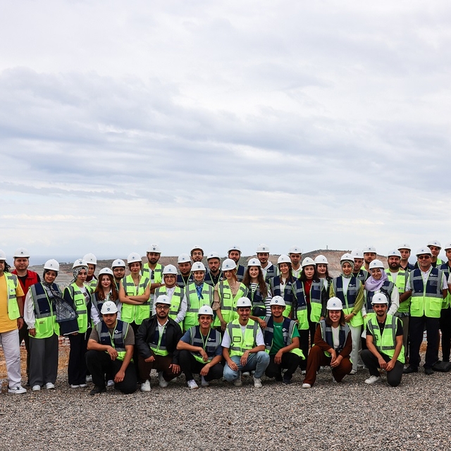 Sinop Üniversitesi öğrencileri Akkuyu NGS sahasını ziyaret etti