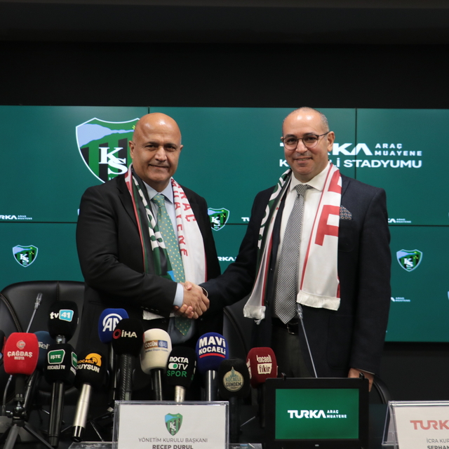 Kocaelispor, Turka Araç Muayene ile sponsorluk anlaşması imzaladı