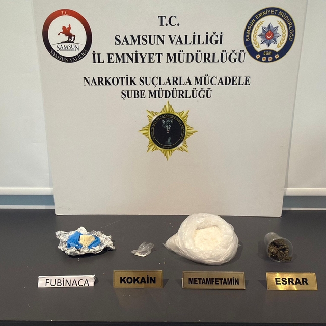 Samsun'da uyuşturucu operasyonunda 9 zanlı yakalandı