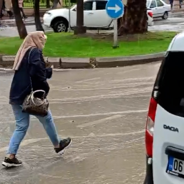 Samsun'da sağanak etkili oldu