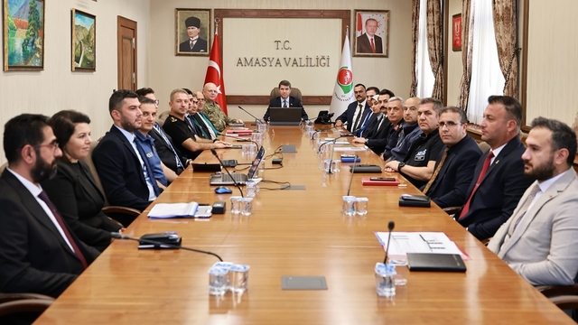 Amasya'da İl Güvenlik ve Asayiş Toplantısı yapıldı