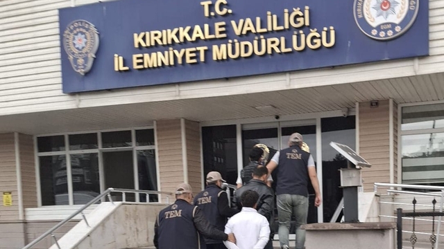 Kırıkkale'de terör örgütü PKK/KCK'ya yönelik operasyonda 3 zanlı yakalandı