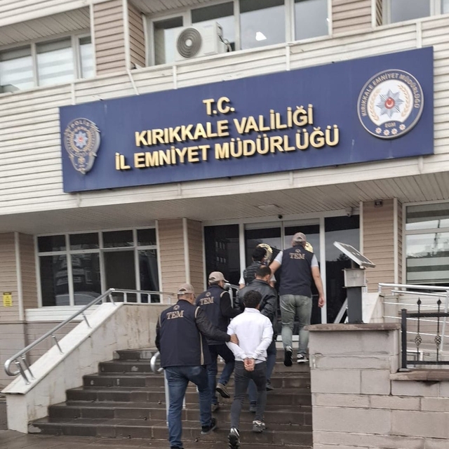 Kırıkkale'de terör örgütü PKK/KCK'ya yönelik operasyonda 3 zanlı yakalandı