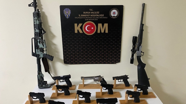 Bursa'da silah operasyonu: 1 tutuklu