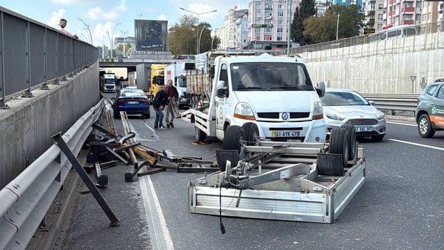 D-100 kara yolunun Kocaeli kesiminde trafik kazası ulaşımı aksattı