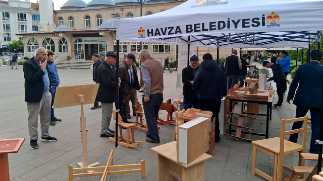 Havza MTAL okulda yaptığı ürünlerin tanıtımını yaptı