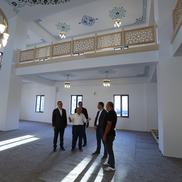 Büyükkılıç, Birdal Cami'nin inşaatında incelemelerde bulundu