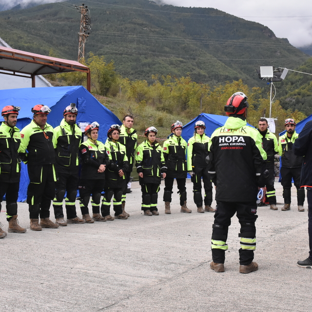 Artvin'de arama kurtarma tatbikatı yapıldı