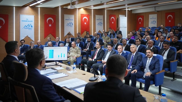Hakkari'de İl Koordinasyon Kurulu toplantısı yapıldı