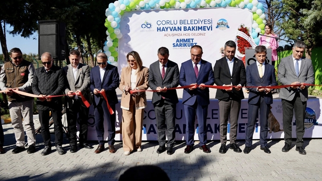 Tekirdağ'da hayvan bakımevinin açılışı yapıldı