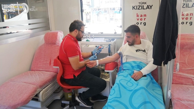 Sorgun'da düzenlenen kan bağışı kampanyası devam ediyor