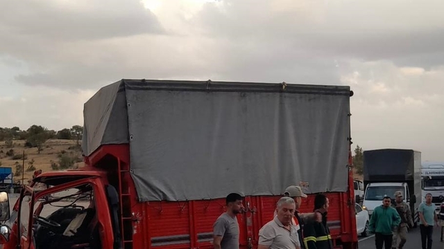Mardin'de kamyon ile kamyonetin çarpıştığı kazada 14 kişi yaralandı