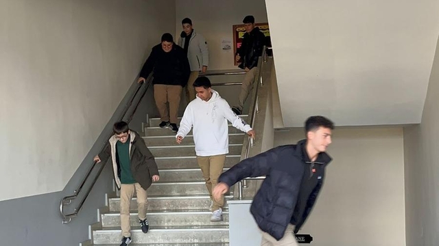 Bolu'da okullarda afet tatbikatı yapıldı