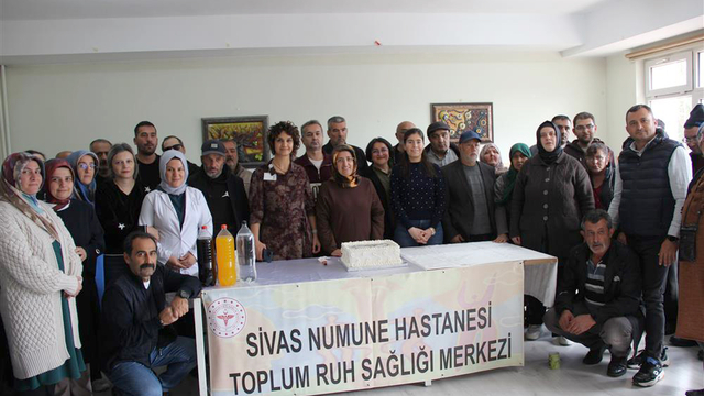 Sivas Numune Hastanesinde Dünya Ruh Sağlığı Günü etkinliği düzenlendi