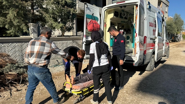 Adıyaman'da inşaattan düşen kişi yaralandı
