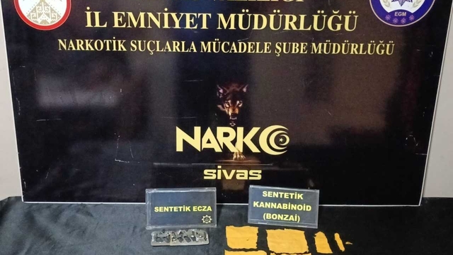 Sivas'ta uyuşturucu operasyonunda 4 şüpheli tutuklandı