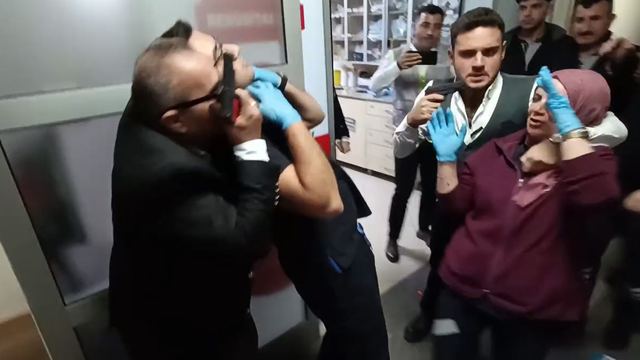 Hastanede rehine kurtarma tatbikatı, gerçeğini aratmadı