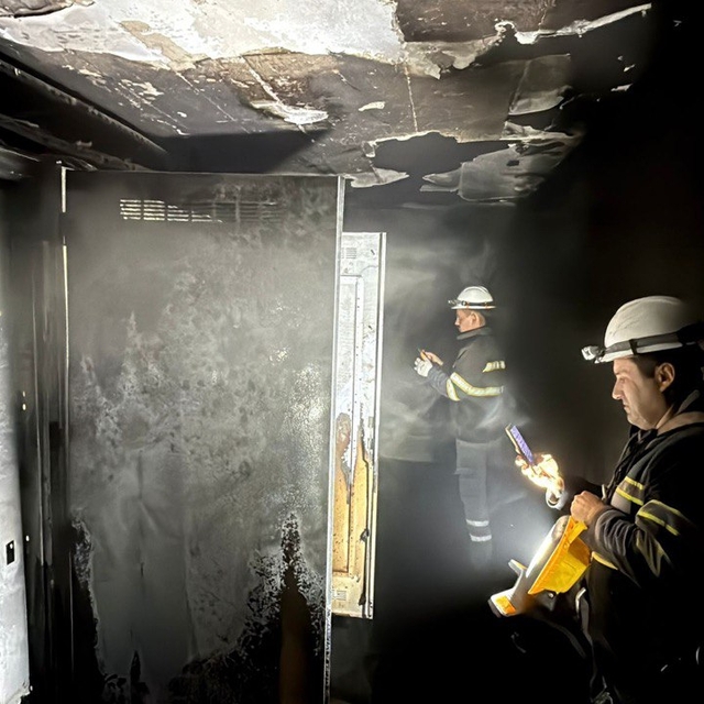 Karabük'te elektrik panosundan çıkan yangında dumandan etkilenen 5 kişi has...
