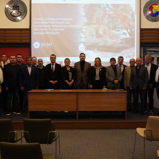 MUSKİ Genel Müdürü Şengül, Ortaca'da muhtarlarla buluştu