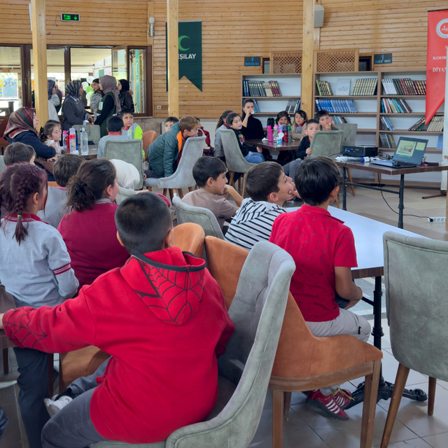 Nevşehir'de Yeşilay'dan köy okullarındaki çocuklara yönelik etkinlik