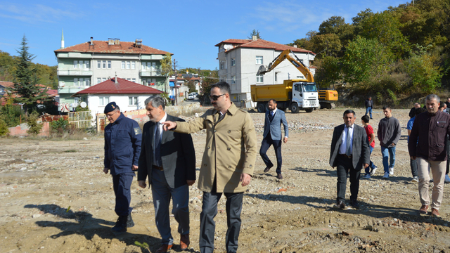 Havza'da Müftülük Sitesi ve yatılı Kur'an kursu için hafriyat çalışmaları başladı