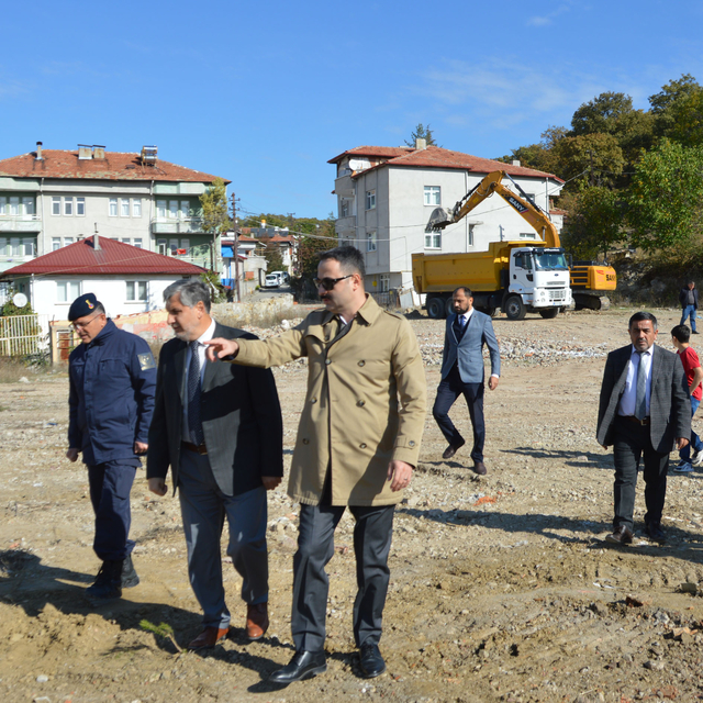 Havza'da Müftülük Sitesi ve yatılı Kur'an kursu için hafriyat çalışmaları b...