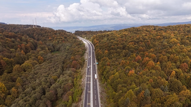 Bolu Dağı'nda sonbahar güzelliği