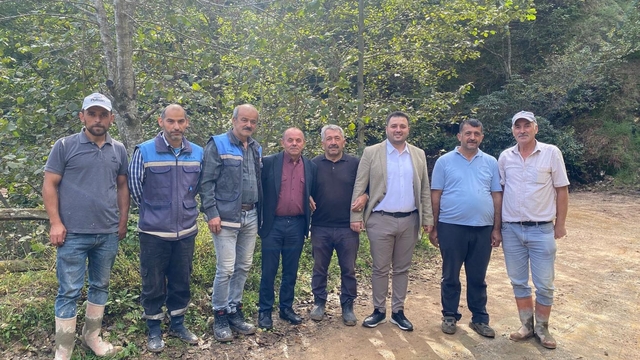 Espiye'de köy yollarında çalışmalar devam ediyor