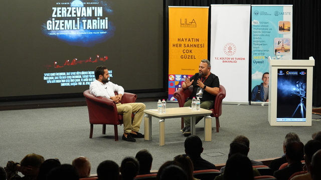 "Diyarbakır Kültür Yolu Festivali" kapsamında "Zerzevan'ın Gizemli Tarihi" belgeseli izleyiciyle buluştu