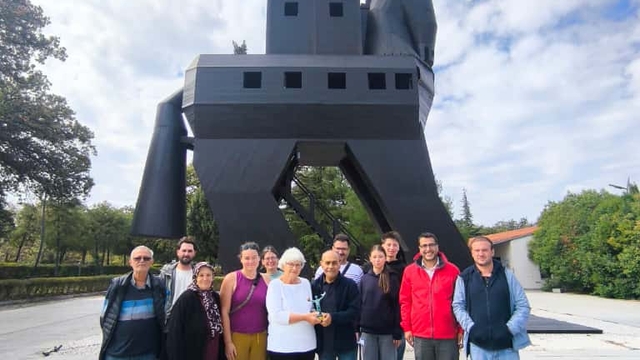 Alman arkeolog Korfmann'ın ödülü eşine teslim edildi