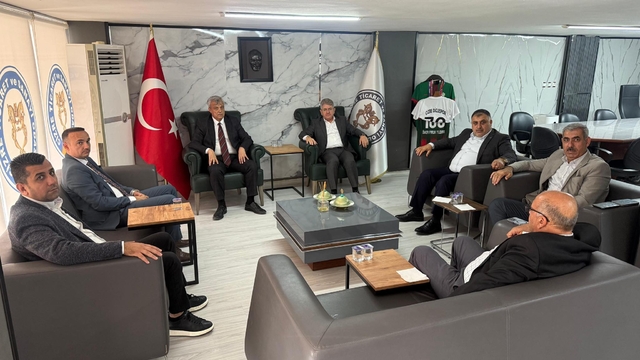 İpekyolu Gümrük ve Dış Ticaret Bölge Müdürü Hüseyin Şanverdi'den Cizre TSO ziyaret