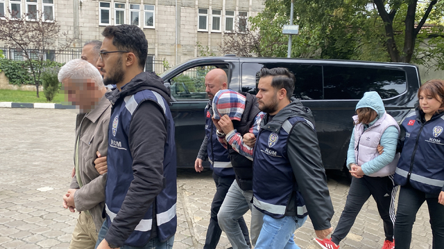 Samsun'da 'tefecilik' ve 'silah ticareti' operasyonunda 3 şüpheli adliyede