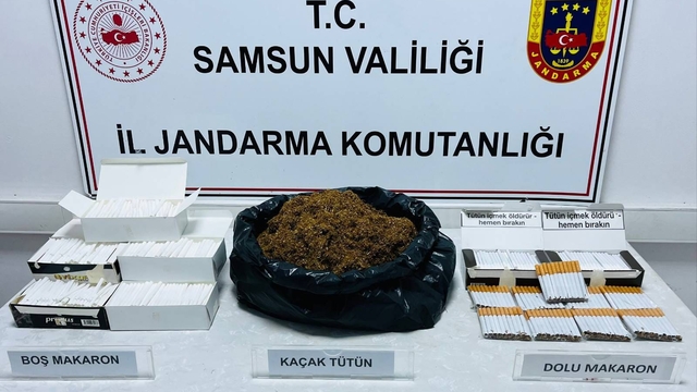 Samsun'da uyuşturucu ve kaçakçılık operasyonunda 2 zanlı yakalandı