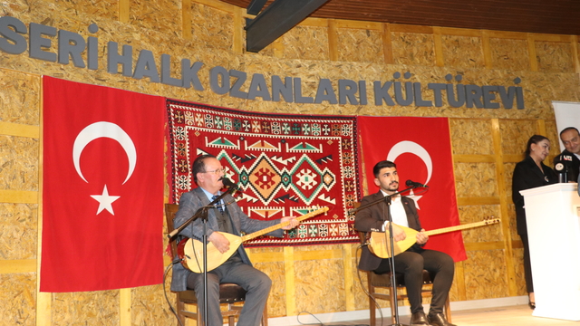 Kayseri'de Halk Ozanları Kültür Evi'nin açılışı yapıldı