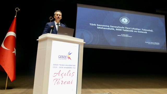 Savunma Sanayii Başkanı Görgün, Gebze Teknik Üniversitesi Akademik Yıl Açılış Töreni'nde konuştu: