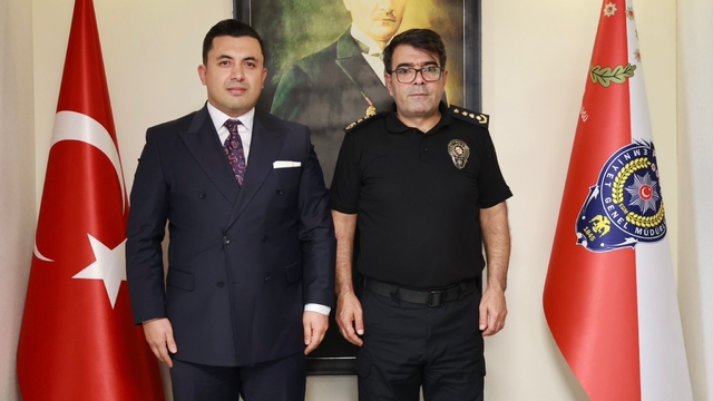 Anamur Cumhuriyet Başsavcısı Çatlı'dan, İl Emniyet Müdürü Yılmaz'a ziyaret