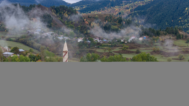 "Sakin şehir" Şavşat'ta sonbahar rengarenk