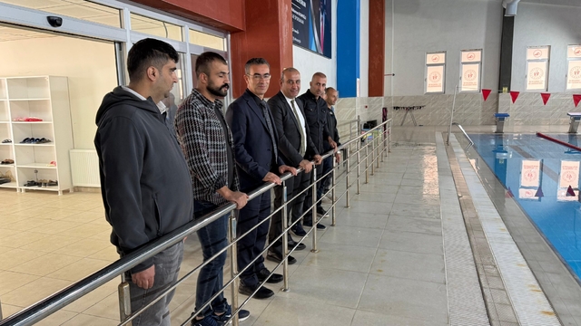 Şırnak Gençlik ve Spor İl Müdürü Din, Uludere'de tesislerde incelemelerde bulundu