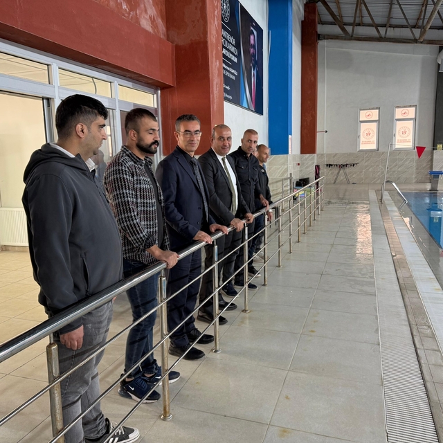 Şırnak Gençlik ve Spor İl Müdürü Din, Uludere'de tesislerde incelemelerde b...