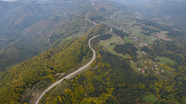 Kastamonu ormanlarında sonbaharın renk cümbüşü yaşanıyor